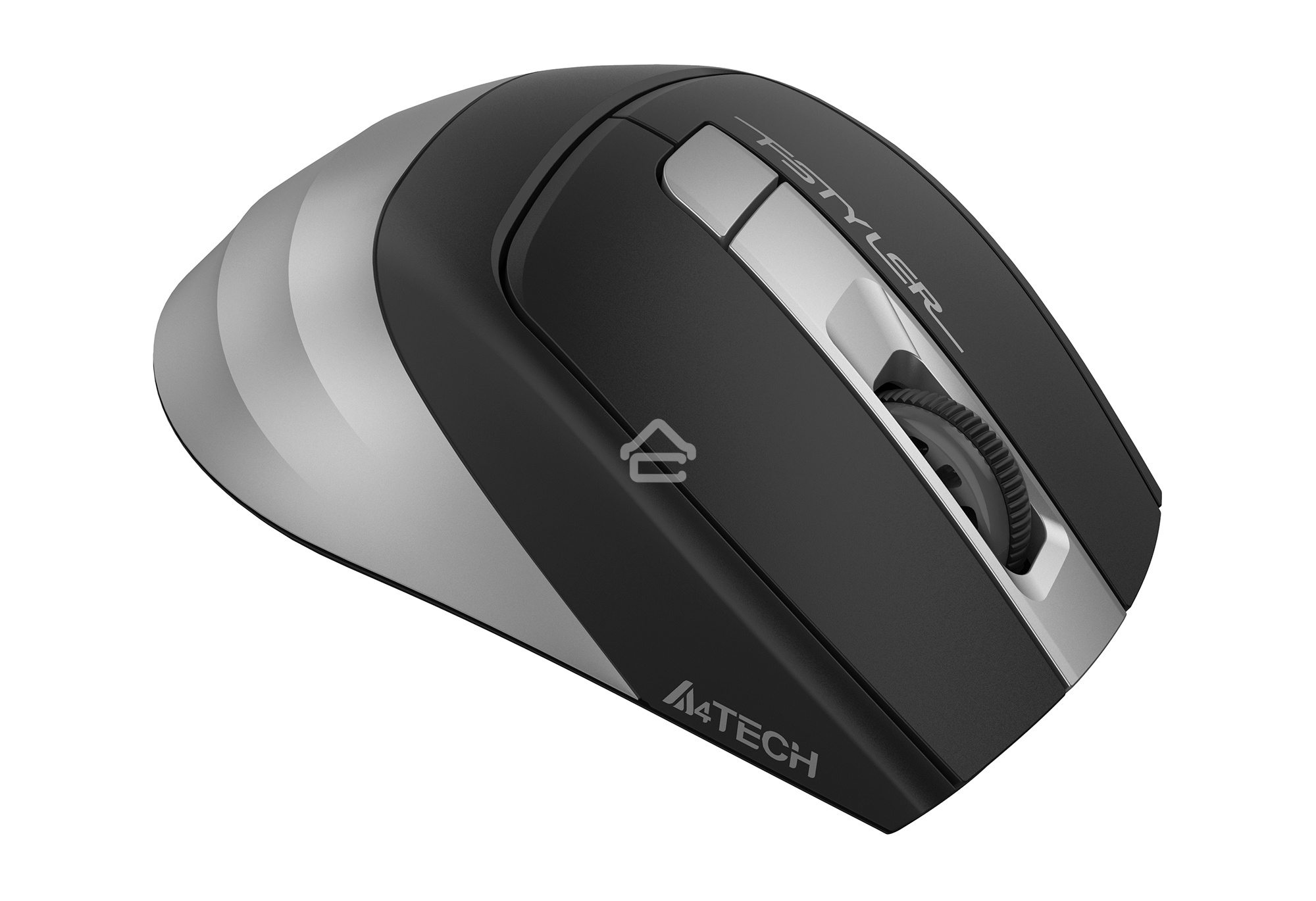 Мышь беспроводная A4Tech Fstyler FG35 серый/черный, 2000 dpi, радиоканал, USB, кнопки - 6