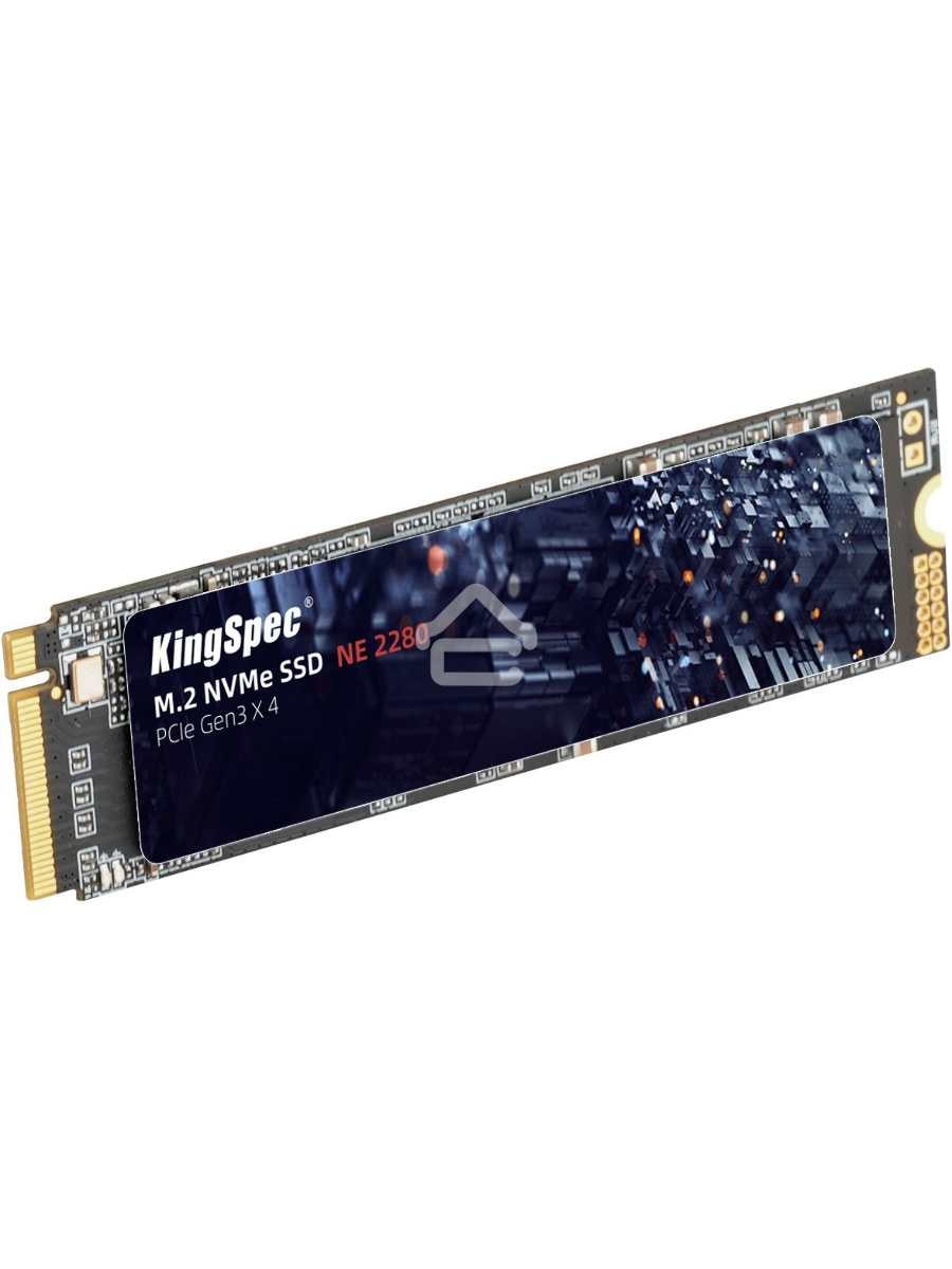 Накопитель SSD KingSpec NE-2TB, 2000GB, PCIe 3.0 x4, M.2 2280, NVMe, R/W 2400/1900