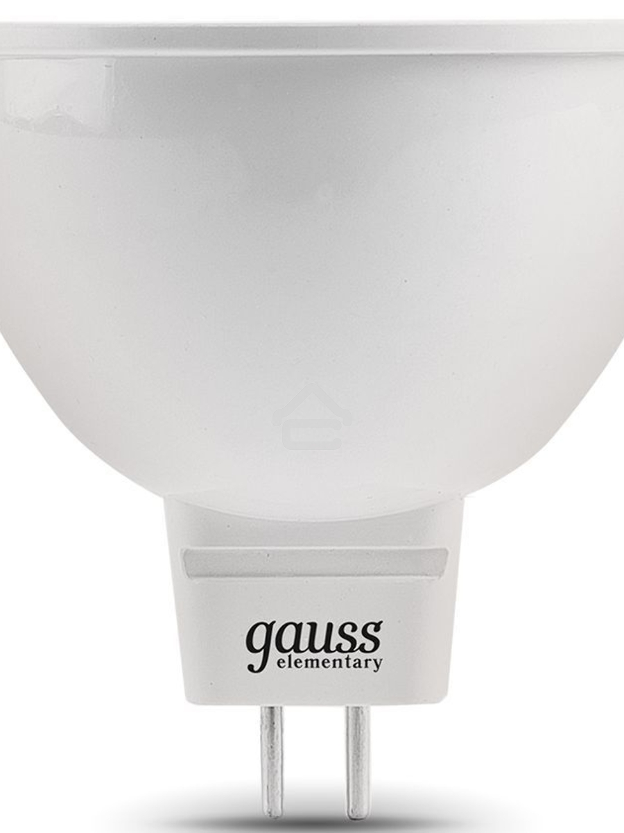 Лампа GAUSS LED Elementary 13526 MR16 GU5.3 5.5W 4100К1/10/100