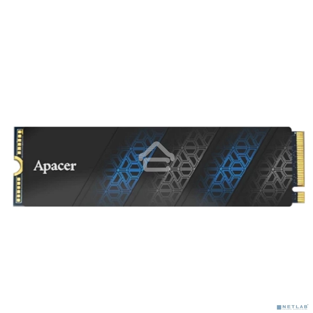 Накопитель SSD Apacer AS2280P4U PRO, 2Tb, M.2 2280, PCIe 3.0 x4, R/W 3500/3000, с радиатором
