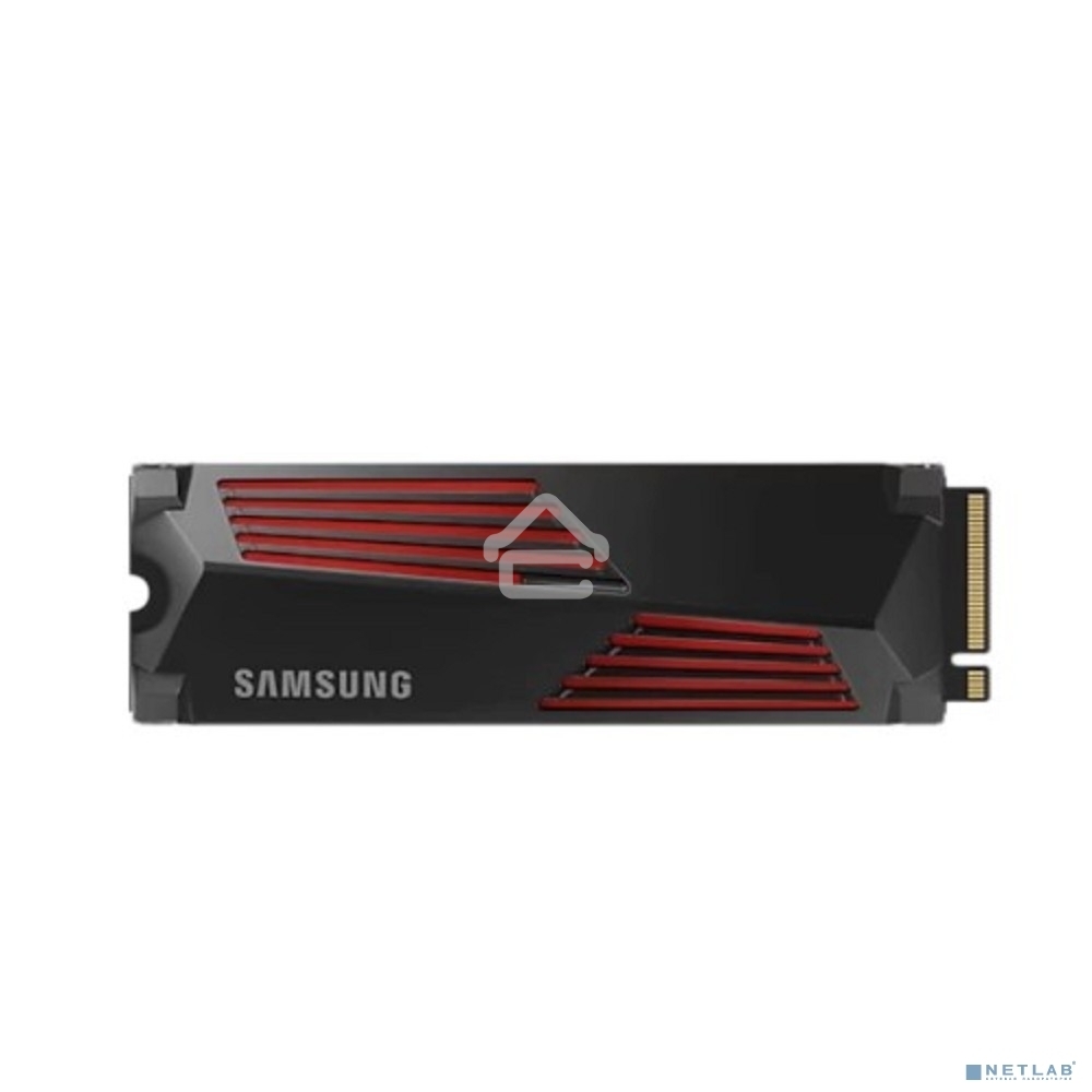 Накопитель SSD Samsung 990 PRO, 1000Gb, PCIe 4.0 x4, M.2 2280, NVMe, R/W 7450/6900, с радиатором
