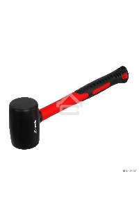 Киянка MATRIX резиновая, 450 г, черная резина, фибергласовая рукоятка 11185