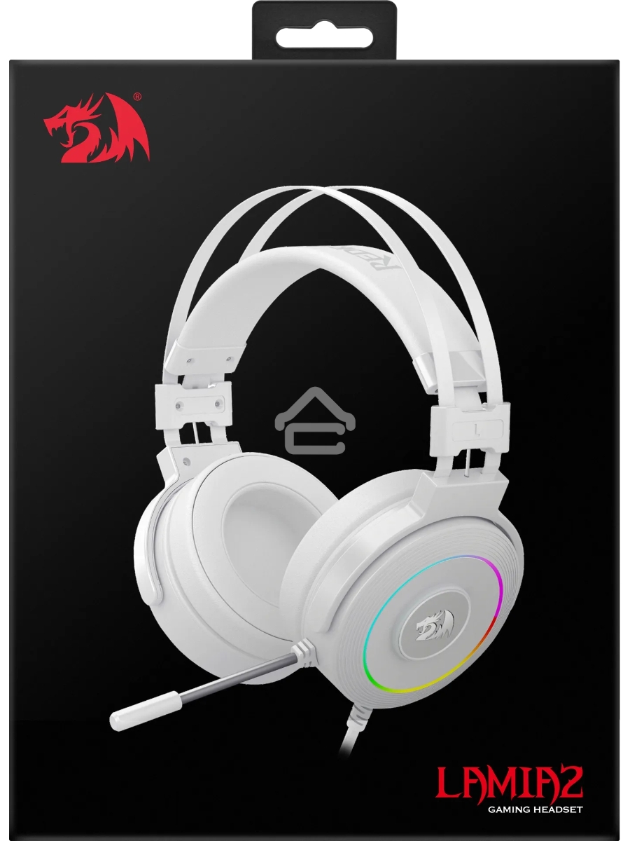 Гарнитура Defender LAMIA 2 RGB USB WHITE REDRAGON