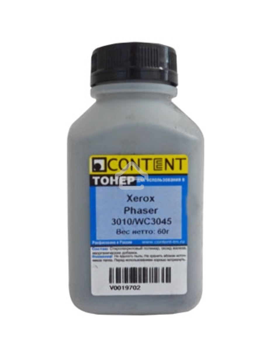 Тонер Content - для Xerox Phaser 3010/WC 3045, 60 г, банка