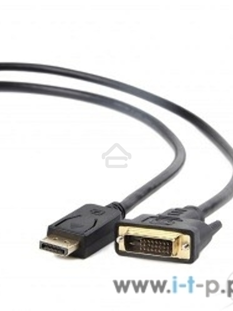 Кабель DisplayPort-DVI Gembird/Cablexpert 1.8м, 20M/19M, черный, экран, пакет(CC-DPM-DVIM-6)