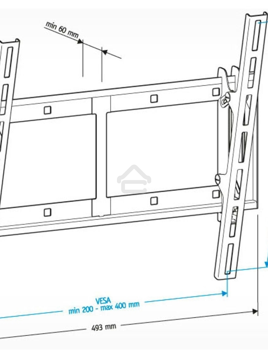 Кронштейн для телевизора Holder LCD-T4609 черный 32