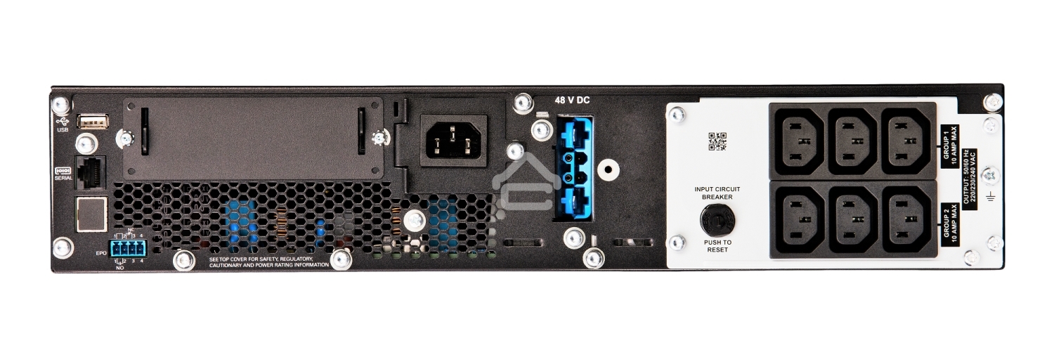 Источник бесперебойного питания APC Smart-UPS SRT SRT1500RMXLI 1500Вт 1500ВА черный