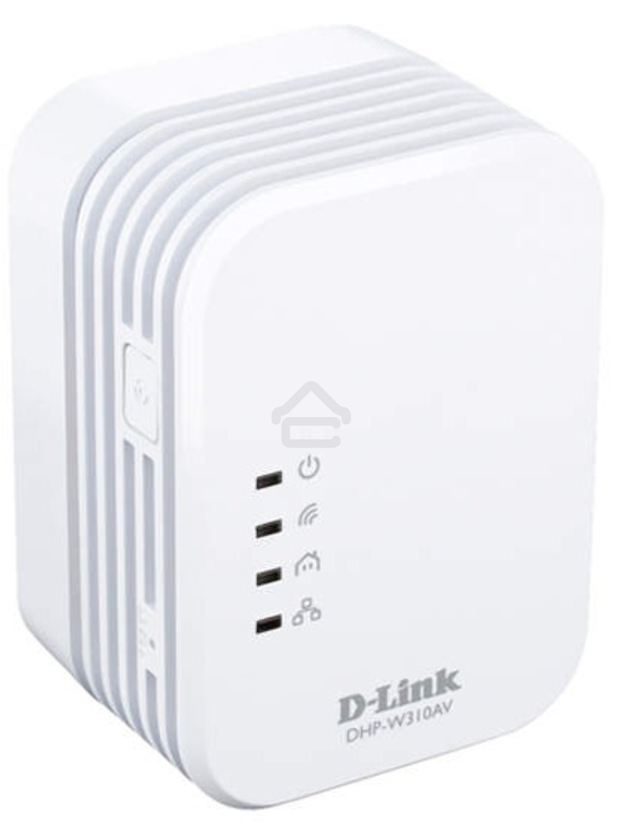 Беспроводной PowerLine-адаптер D-Link DHP-W310AV N300 с поддержкой HomePlug AV