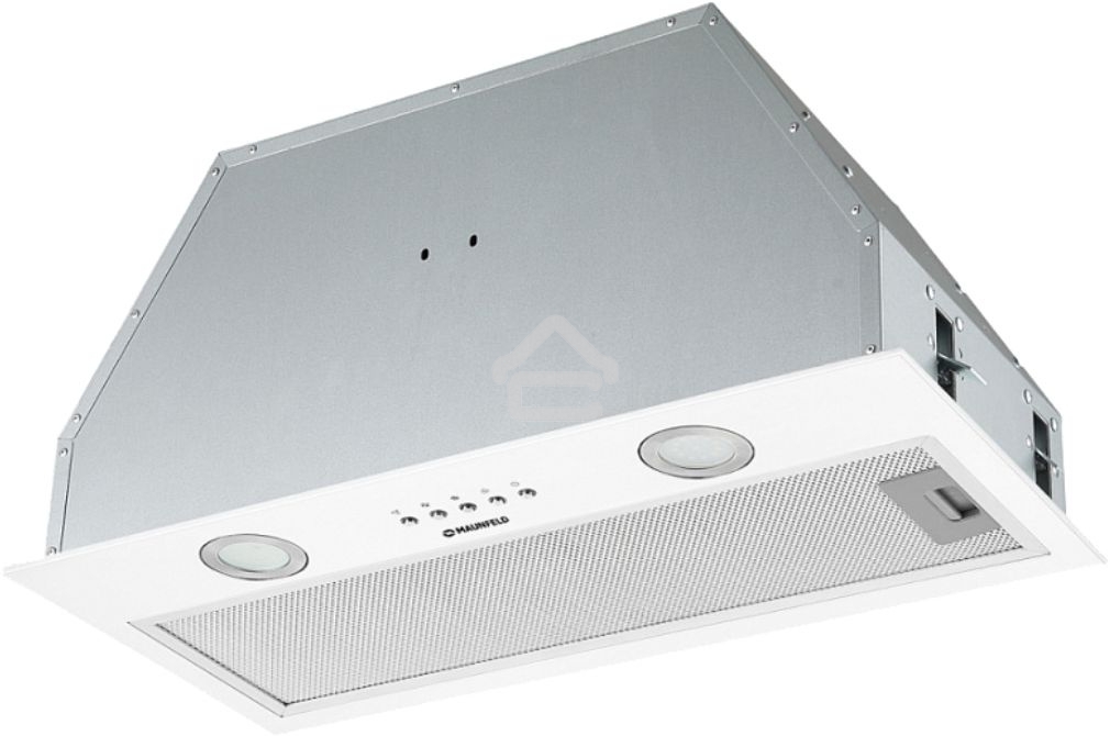 Вытяжка встраиваемая Maunfeld Trapeze 602M белый, 60 см, 1150 куб. м/ч, 54 дБ