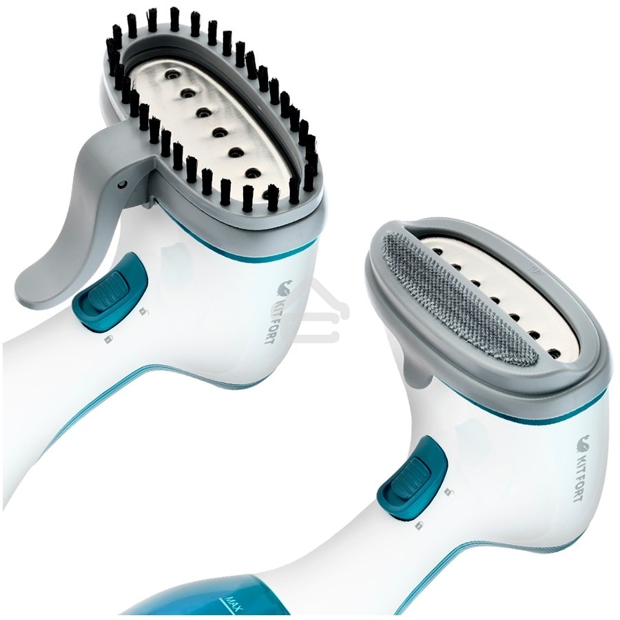 Отпариватель Kitfort КТ-916-1/Мощность: 900-1100 Вт.Объем резервуара для воды: 220 мл.голубой