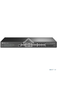 Коммутатор TP-Link JetStream™ 24-port Pure-Gigabit L2+ Managed Switch, 24 10/100/1000Mbps RJ45, 4*10G SFP+ Slots