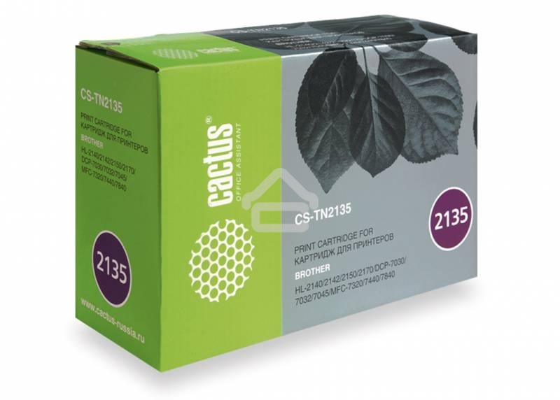 Картридж лазерный Cactus CS-TN2135 черный (1500 стр.) для Brother DCP-7030/7032/7045/HL-2140/2142/2150/2170/MFC-7320/7440/7840