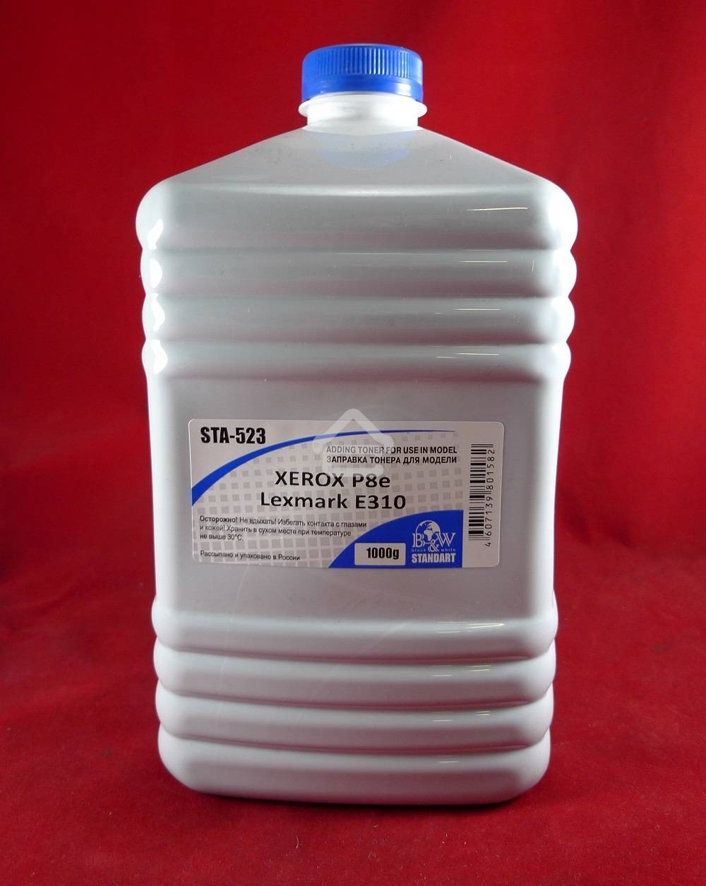 Тонер Xerox P8e/Lexmark E310 (кан, 1кг) B&W Standart фас России