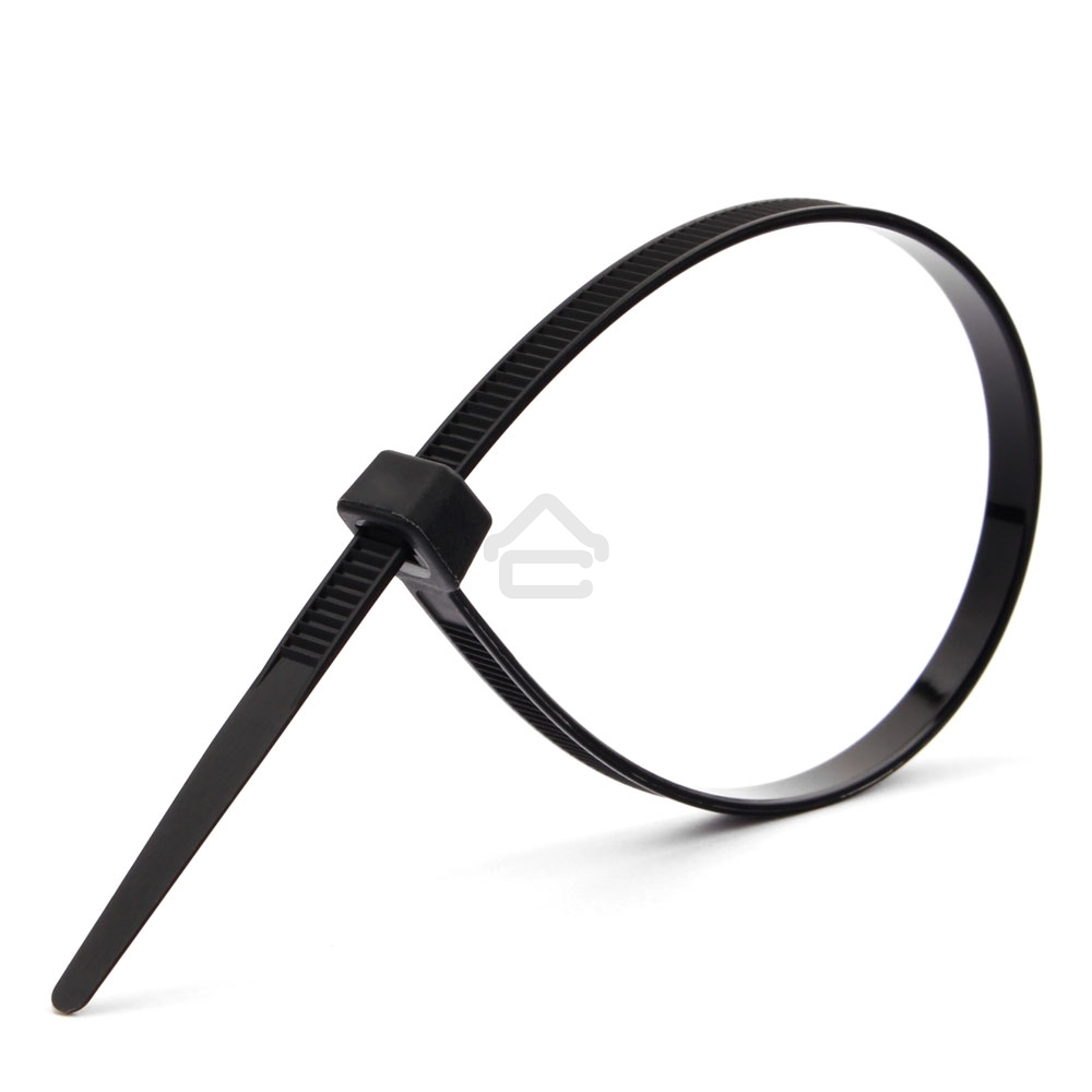 Стяжки NYT-200x4.8В пластиковые 200 мм х 4.8 мм, черные (100 шт.)