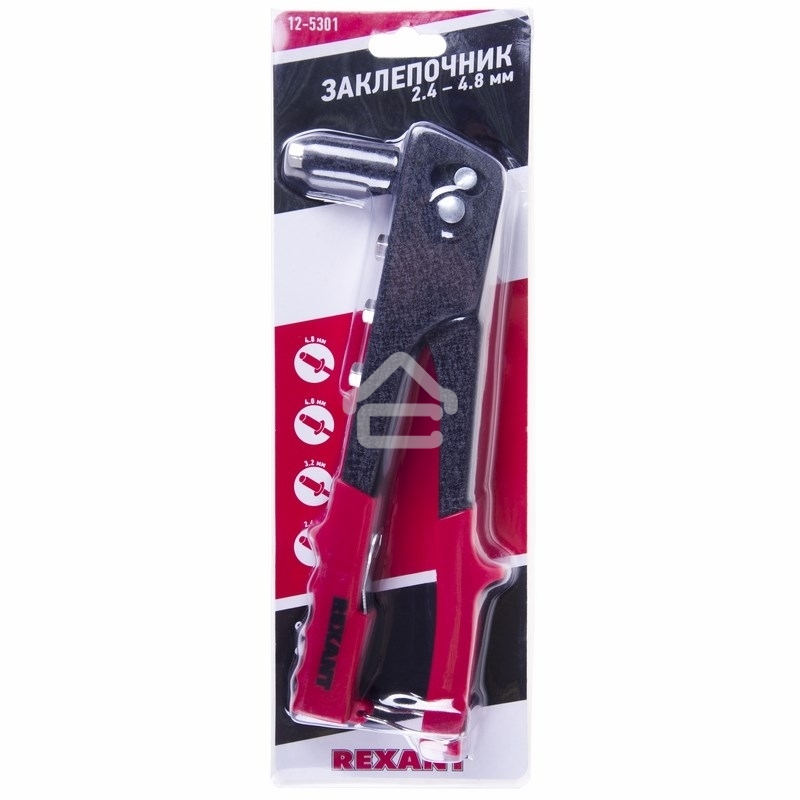 Заклепочник Rexant, 2,4-4,8 мм, 240 мм