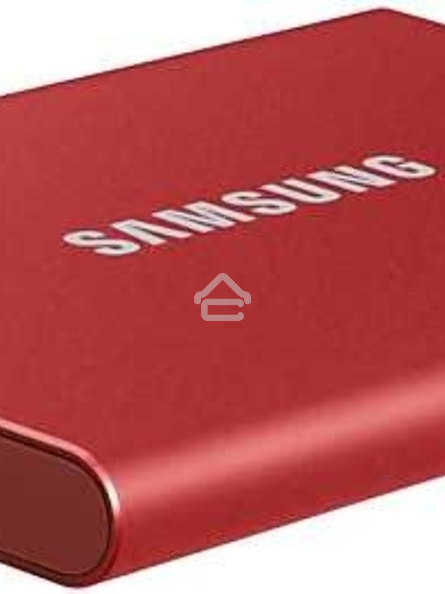 Твердотельный накопитель Samsung SSD 2TB T7, USB Type-C, R/W 1000/1050MB/s, красный