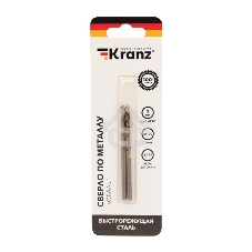 Сверло по металлу Kranz 3 мм 