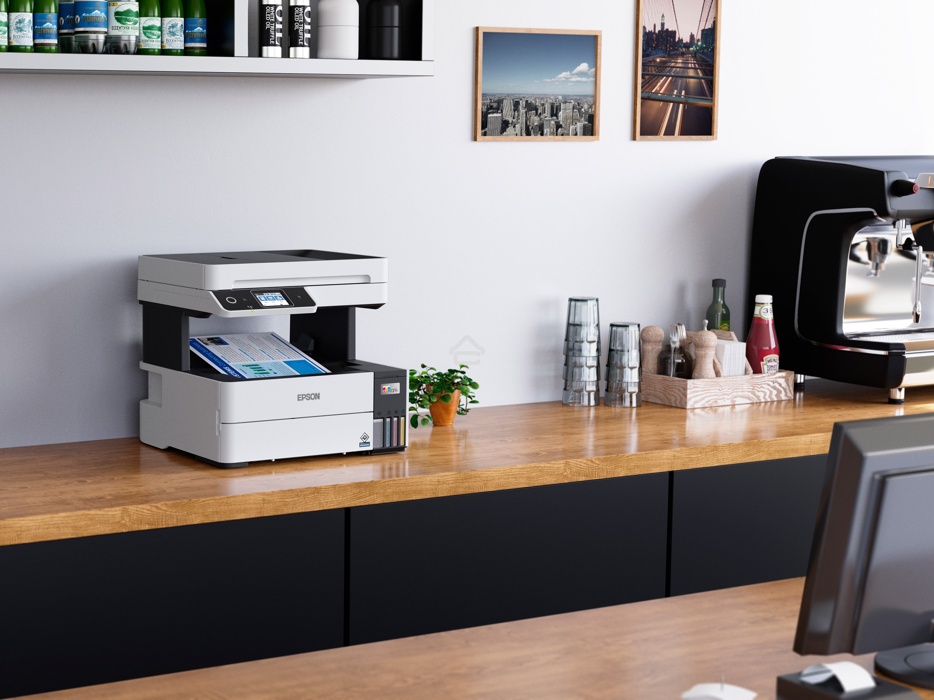 МФУ струйный Epson L6490 (C11CJ88405), A4, цветной, печ. до 17 стр/мин. (ч/б) до 9.5 стр/мин. (цвет), 1200 x 4800 dpi (печать) 1200x2400dpi (скан.), USB, RJ-45, Wi-Fi