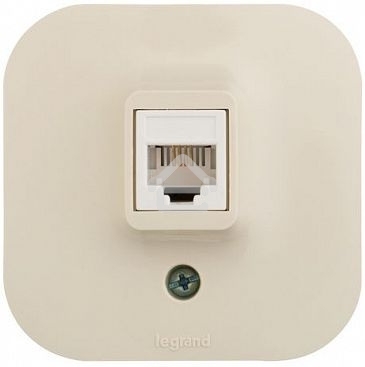 Розетка RJ11 Legrand 782244 (Слоновая кость)