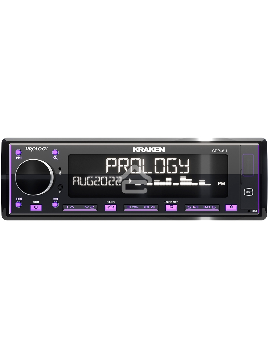 Автомагнитола Prology CDP-8.1 KRAKEN 1DIN 8x65Вт