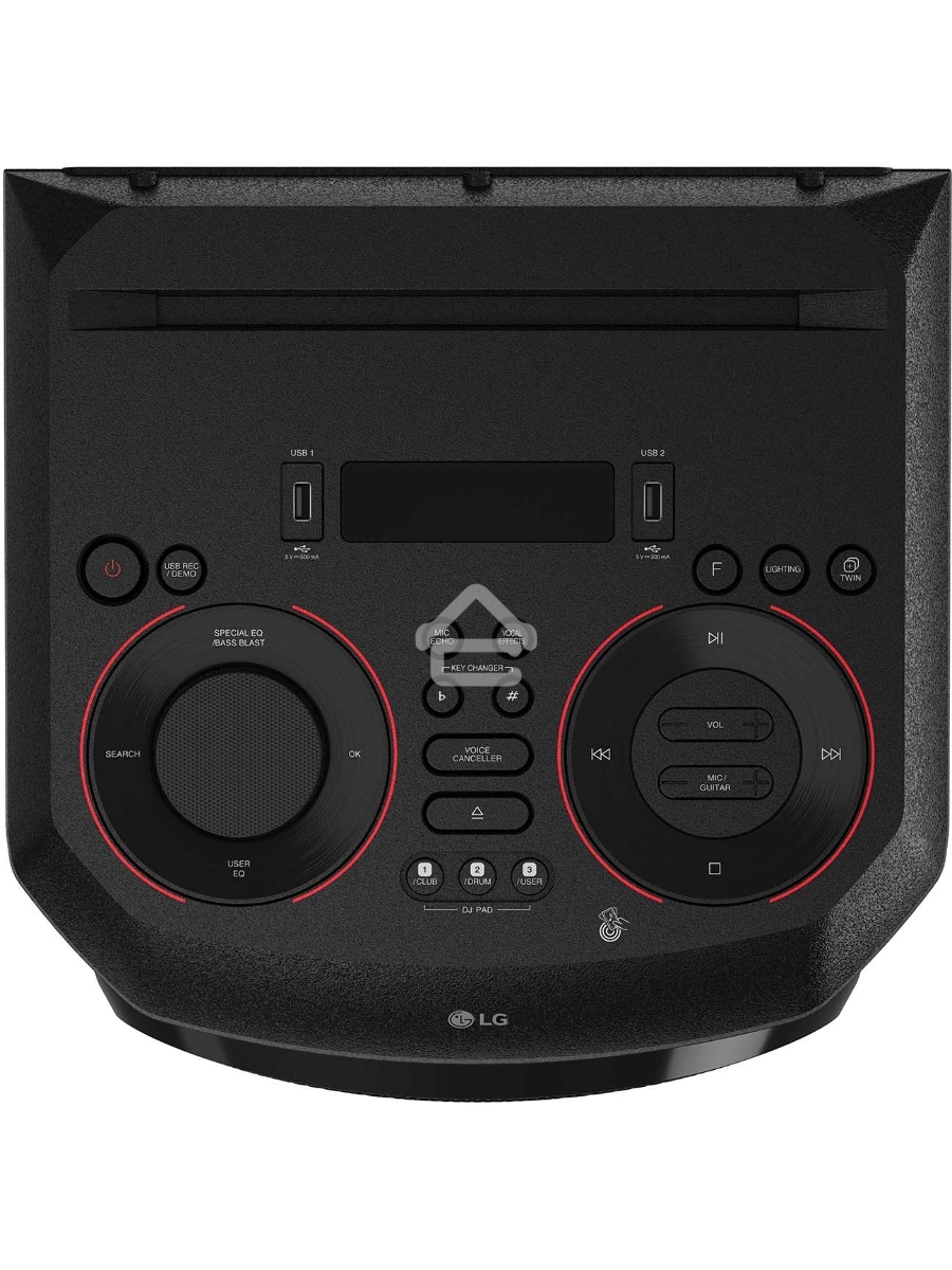 Минисистема LG XBOOM ON66 черный 300Вт CD CDRW FM USB BT