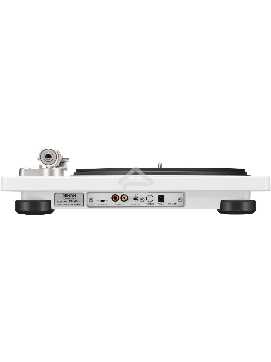 Проигрыватель винила Denon DP-400F, частично автоматический, белый