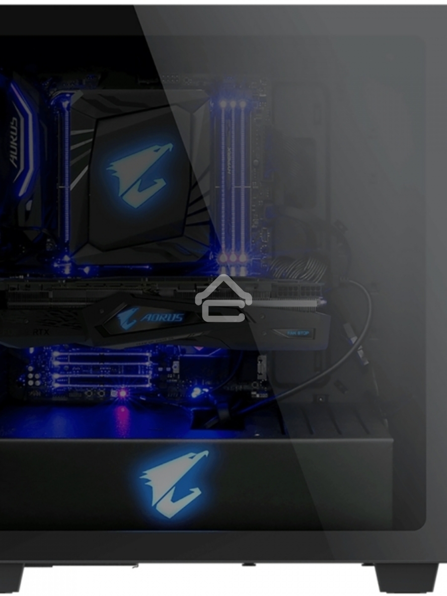 Компьютерный корпус GIGABYTE AORUS C300 GLASS MidiTower без Б/П ATX MicroATX MiniITX Цвет черный GB-AC300G
