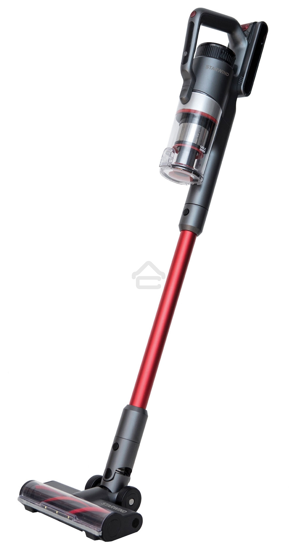 Вертикальный пылесос Starwind SCH9945 170Вт серебристый/красный
