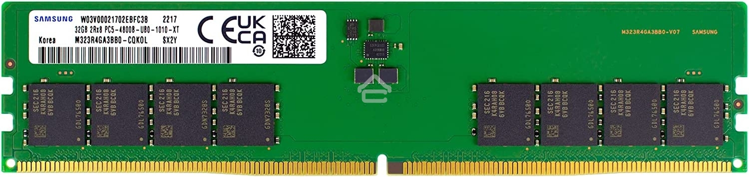 Оперативная память Samsung M323R4GA3BB0-CQK, DDR5, 32GB (1x32 GB), 4800 MHz, CL40, DIMM
