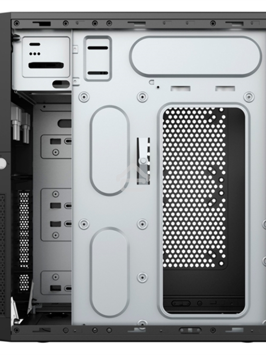 Компьютерный корпус MidiTower Powerman DA812BK Black PM-500ATX-F 2*USB 2.0+2*USB 3.0 Audio ATX