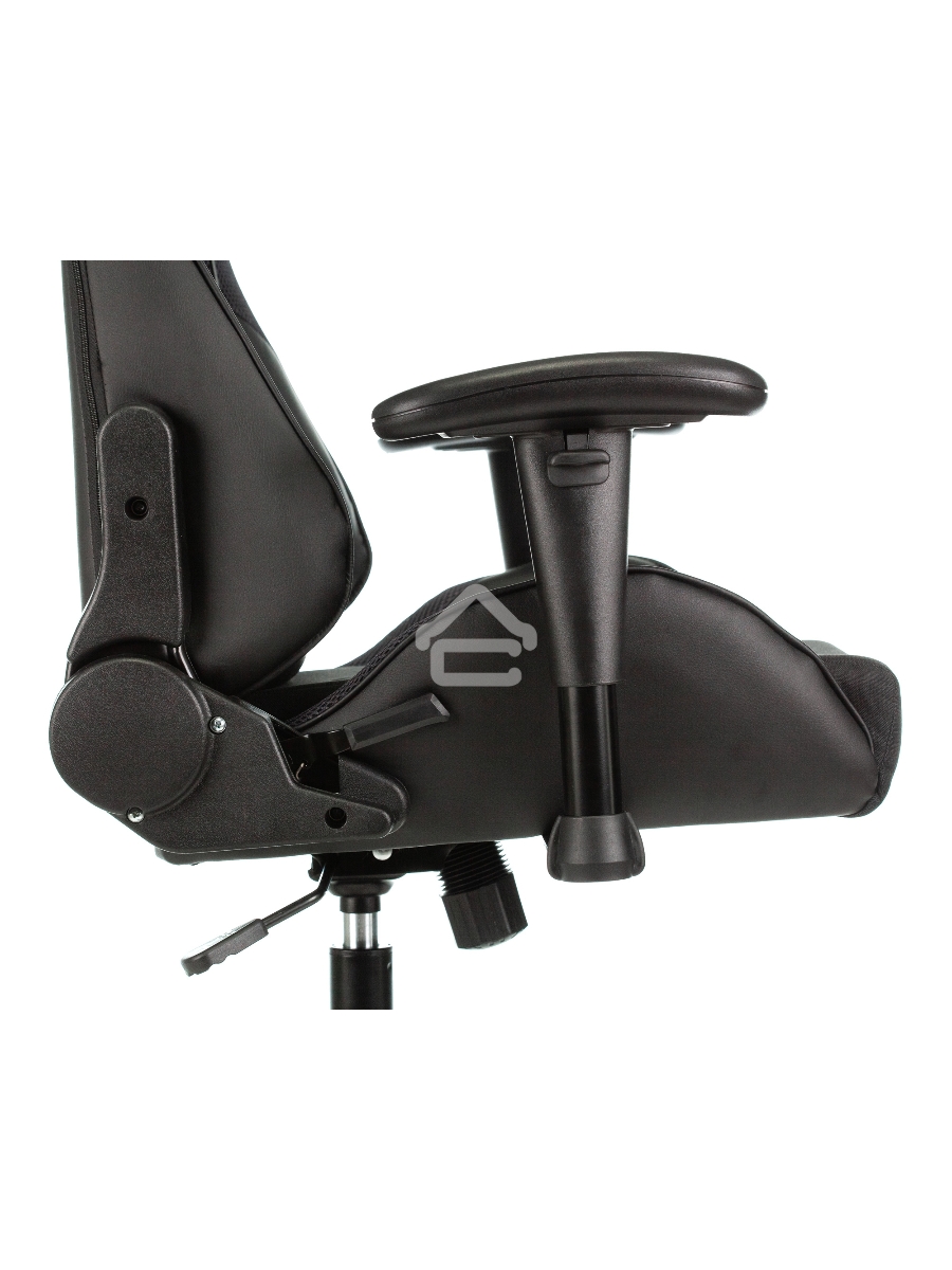Кресло игровое Бюрократ VIKING 4 AERO BLACK EDITION черный искусст.кожа/ткань