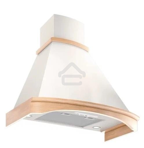 Вытяжка каминная Elikor Folk 90П-650-П3Д бежевый, 90 см, 650 куб. м/ч, 56 дБ