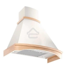 Вытяжка каминная Elikor Folk 90П-650-П3Д бежевый, 90 см, 650 куб. м/ч, 56 дБ