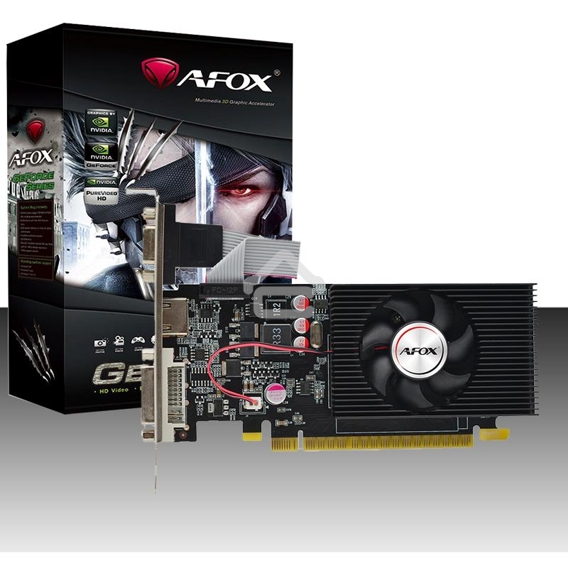 Видеокарта AFOX Geforce GT730 4GB DDR3 128Bit DVI HDMI VGA LP Single Fan