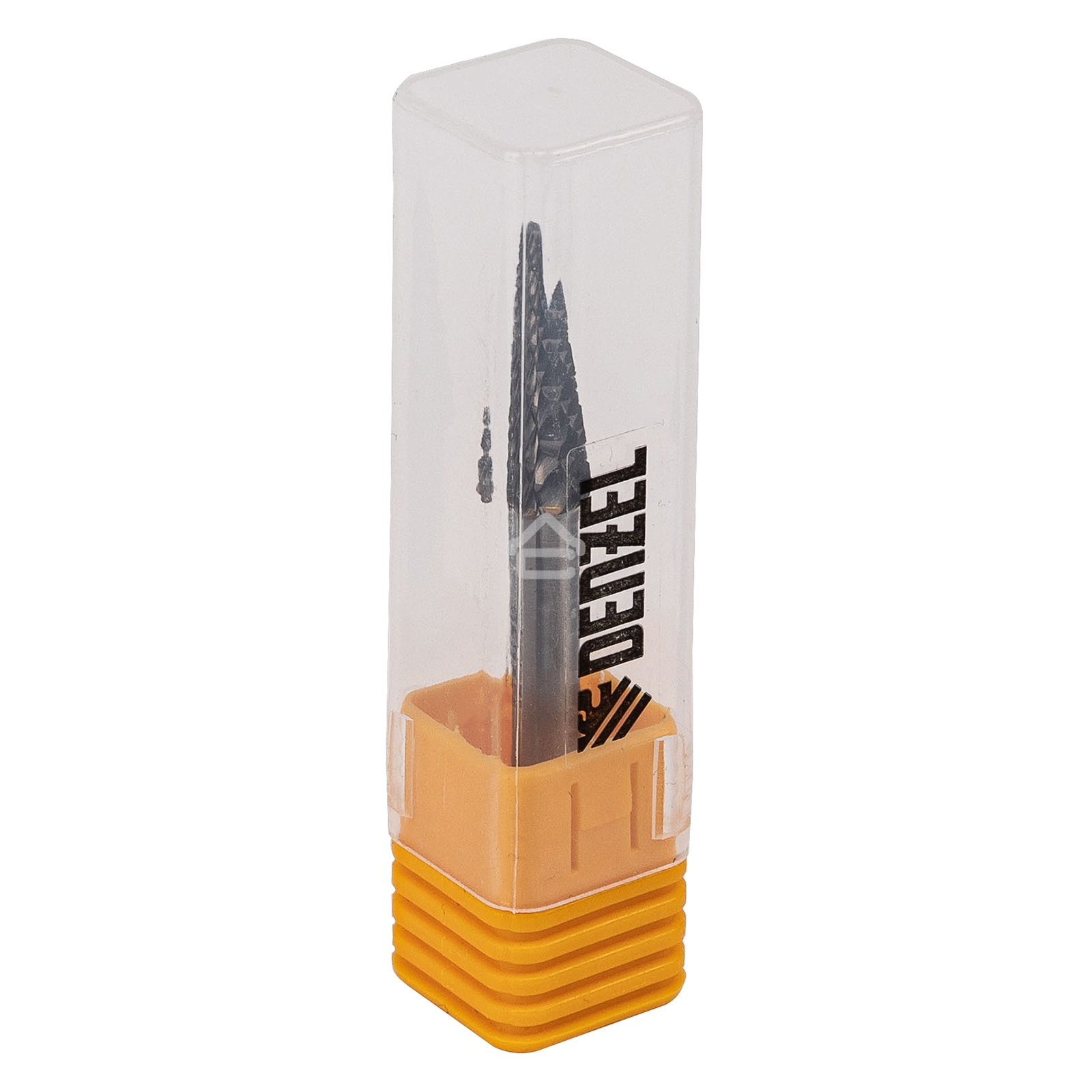 Борфреза по металлу твердосплавная, коническая закругленная, тип-L, 8 мм Denzel