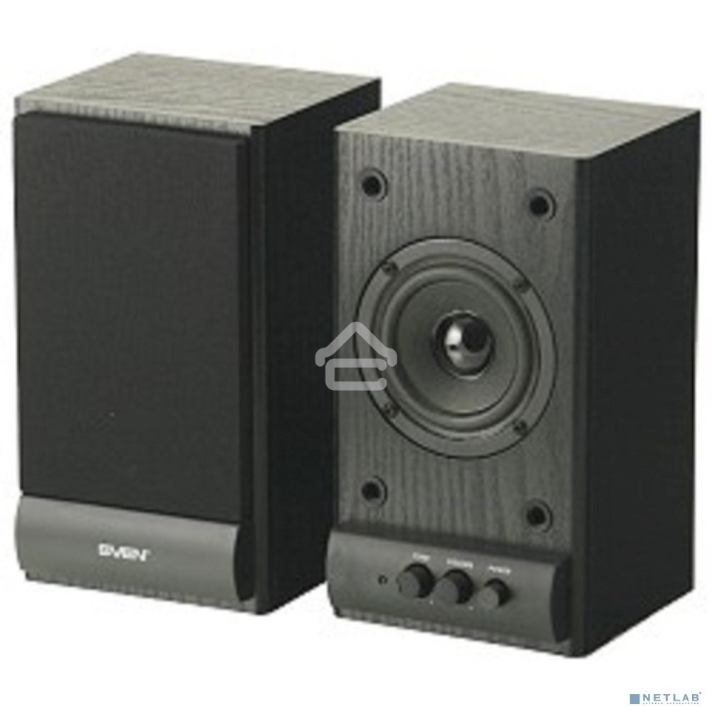 Колонки Sven SPS-607 2.0 черный 6Вт