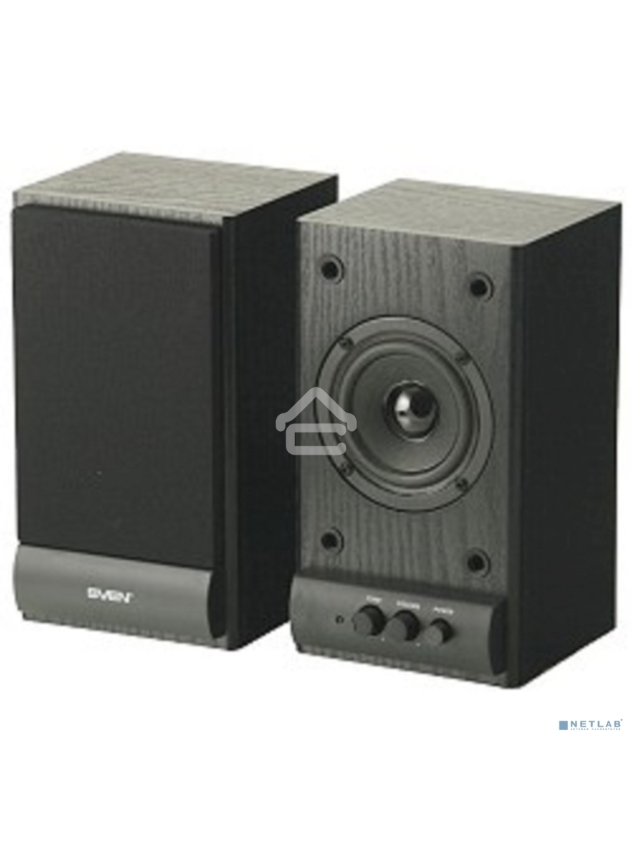 Колонки Sven SPS-607 2.0 черный 6Вт