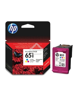 Картридж струйный HP 651 C2P11AE трехцветный для HP DJ IA5575e (300стр.)