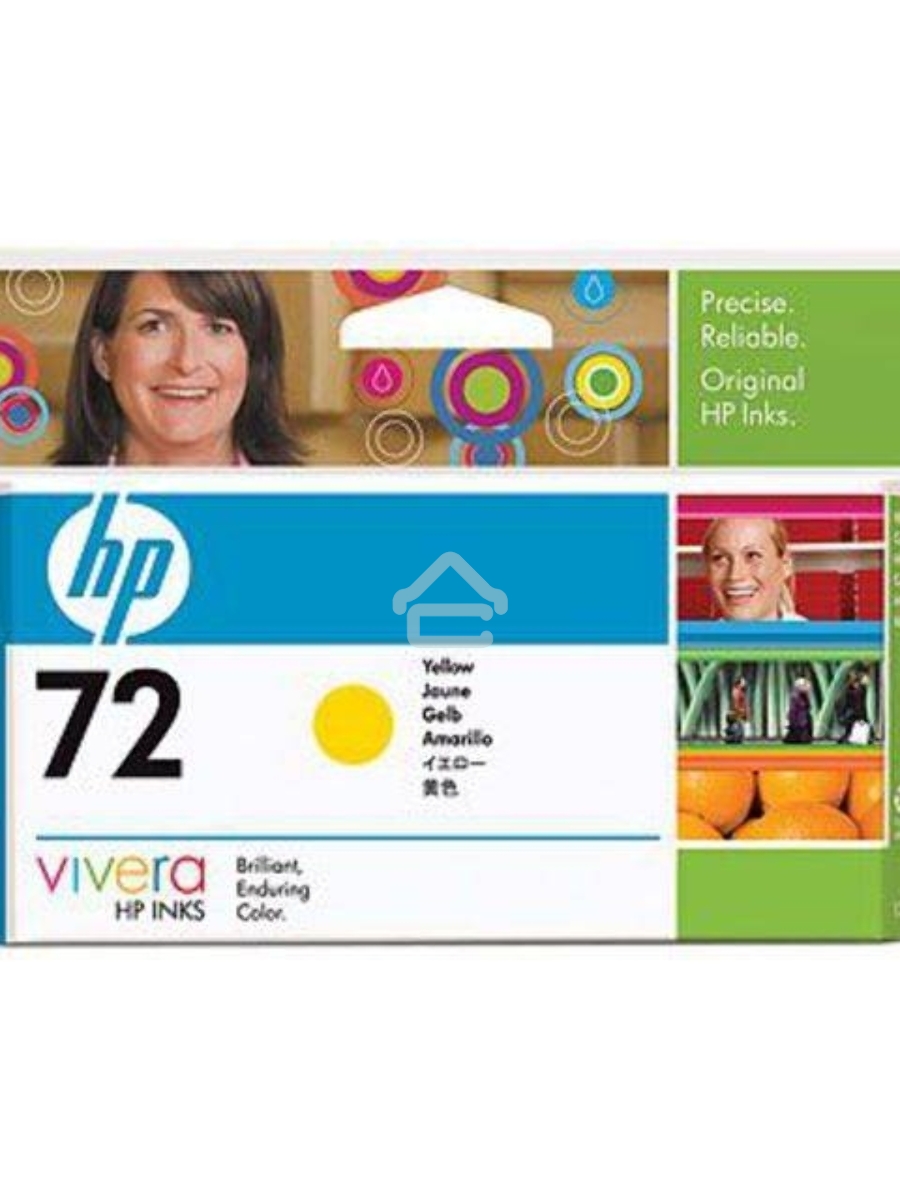 Картридж струйный HP №72 C9373A желтый для HP DJ T1100/T610 (130мл)