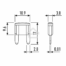 Предохранитель автомобильный 