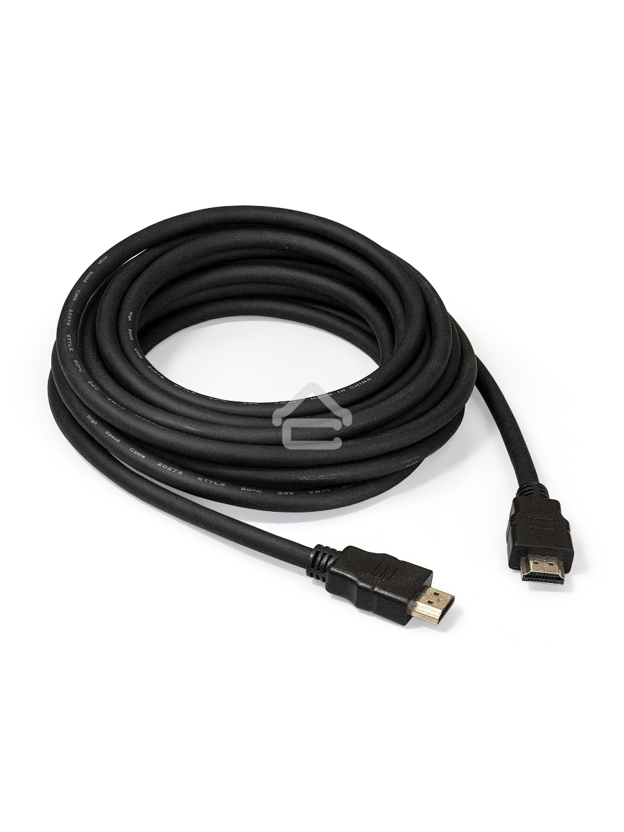 Кабель HDMI Exegate EX287732RUS EX-CC-HDMI2-5.0 (19M/19M, v2.0, 5м, 4K UHD, Ethernet, позолоченные контакты)