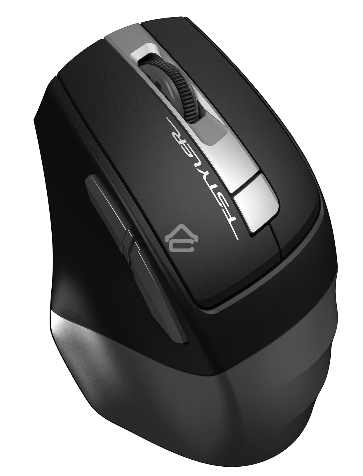 Мышь беспроводная A4Tech Fstyler FG35 серый/черный, 2000 dpi, радиоканал, USB, кнопки - 6