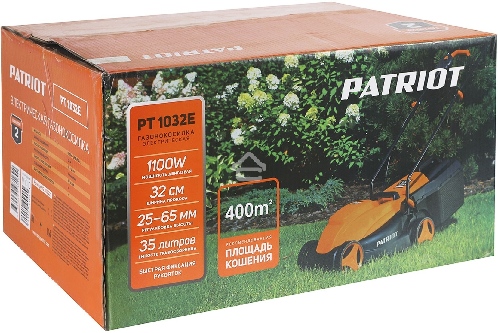 Газонокосилка электрическая Patriot PT1032E (512309221) 1100Вт