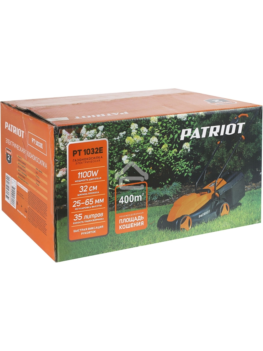 Газонокосилка роторная Patriot PT1032E (512309221) 1100Вт