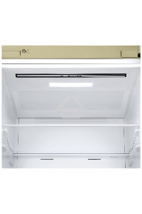 Холодильник LG GA-B509CESL бежевый глянцевый двухкамерный 277/107л морозилка снизу, No Frost