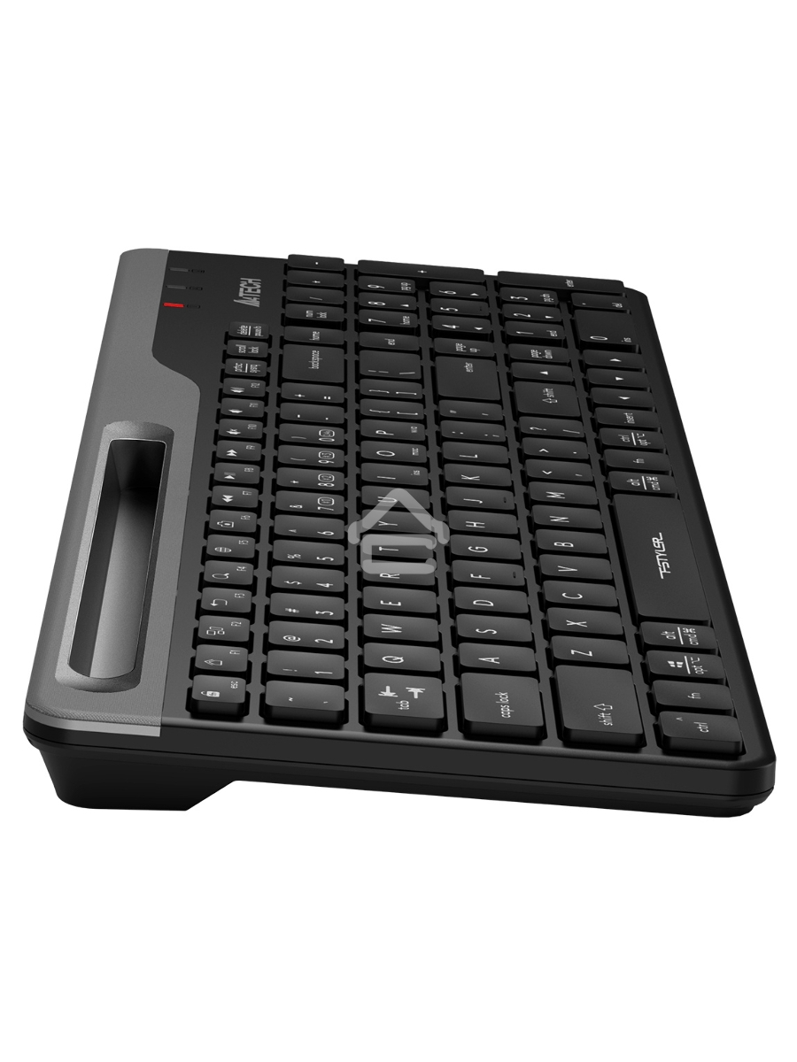 Клавиатура A4Tech Fstyler FBK25 беспроводная, USB, Bluetooth/Радиоканал, черный/серый