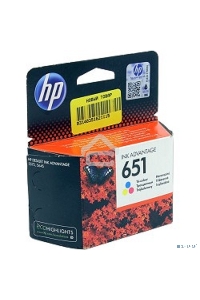 Картридж струйный HP 651 C2P11AE трехцветный для HP DJ IA5575e (300стр.)