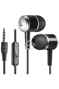 Наушники Defender Pulse 427 черный  вставки