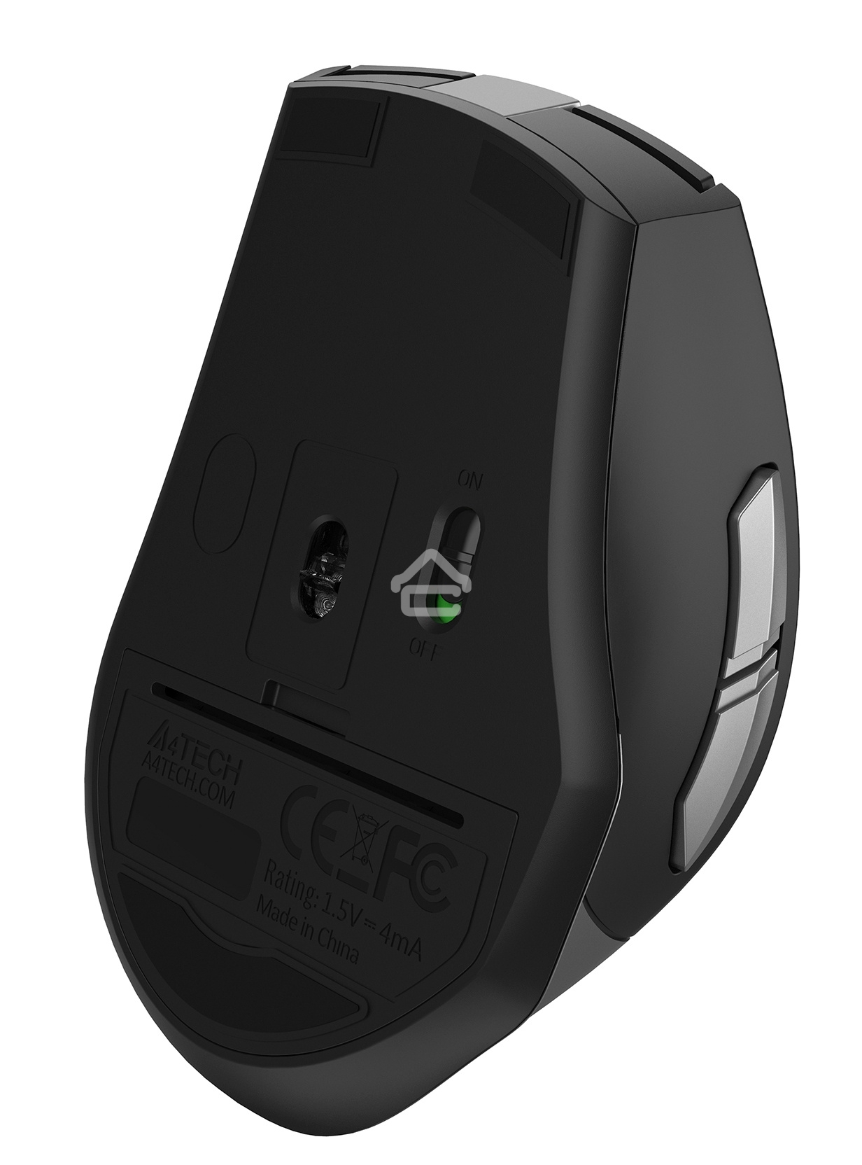 Мышь беспроводная A4Tech Fstyler FG35 серый/черный, 2000 dpi, радиоканал, USB, кнопки - 6