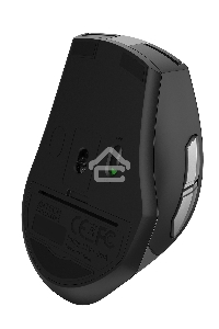 Мышь беспроводная A4Tech Fstyler FG35 серый/черный, 2000 dpi, радиоканал, USB, кнопки - 6